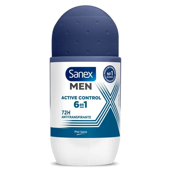 Desodorante roll-on men active control 72h Sanex bote 50 ml - 0.05 l - Imagen del producto en Findit