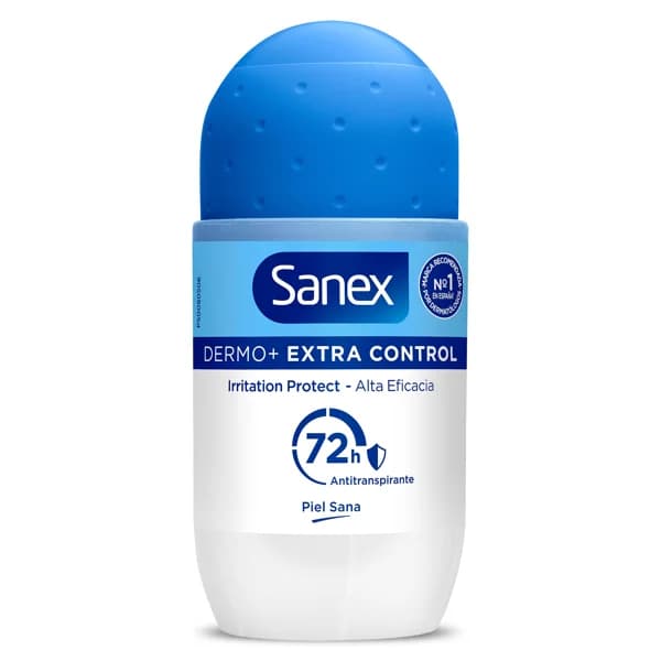 Desodorante roll-on dermo extra control 72h Sanex bote 50 ml - 0.05 l - Imagen del producto en Findit