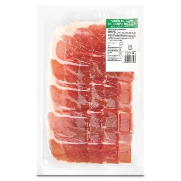 Jamón de cebo de campo ibérico Villar 90 g - 0.09 kg - Imagen del producto en Findit