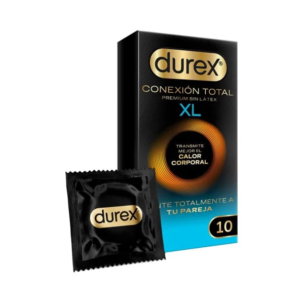 DUREX Conexión total xl Preservativos lubricados extra finos sin latex 10 uds. - 1 ud - Imagen del producto en Findit