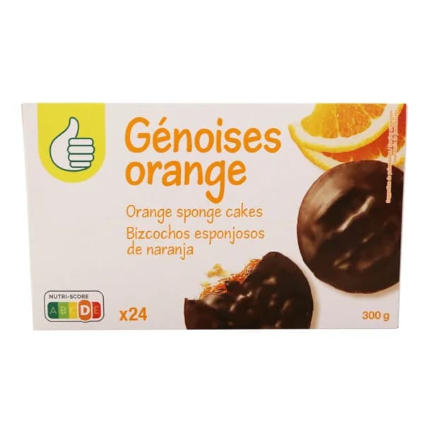 PRODUCTO ECONÓMICO ALCAMPO Galletas genovesas de naranja 300 g. - 0.3 kg - Imagen del producto en Findit