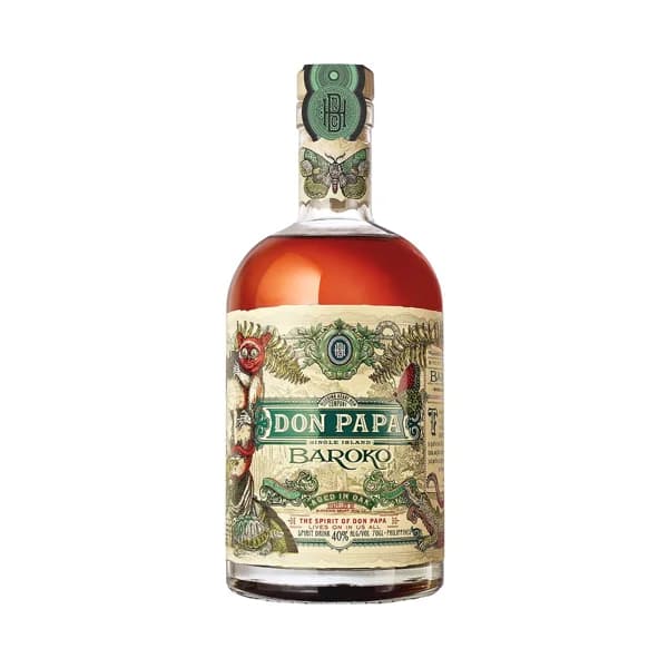 DON PAPA Baroko Ron dorado envejecido en roble, elaborado en Filipinas botella 70 cl. - 0.7 l - Imagen del producto en Findit