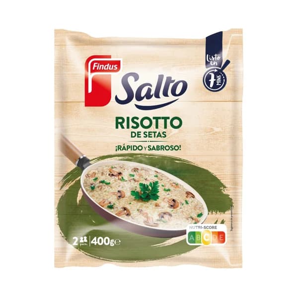 FINDUS Salto Risotto de setas 400 g. - 0.4 kg - Imagen del producto en Findit