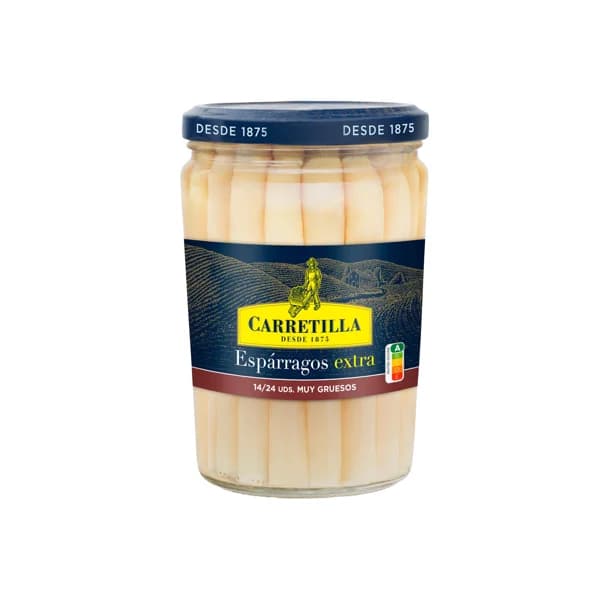 CARRETILLA Espárragos blancos galon 14/24 570 g. - 0.57 kg - Imagen del producto en Findit