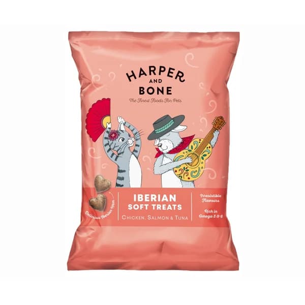 HARPER&BONE Snacks para perros y gatos de pollo, salmón y atún 90 gr. - 0.09 kg - Imagen del producto en Findit