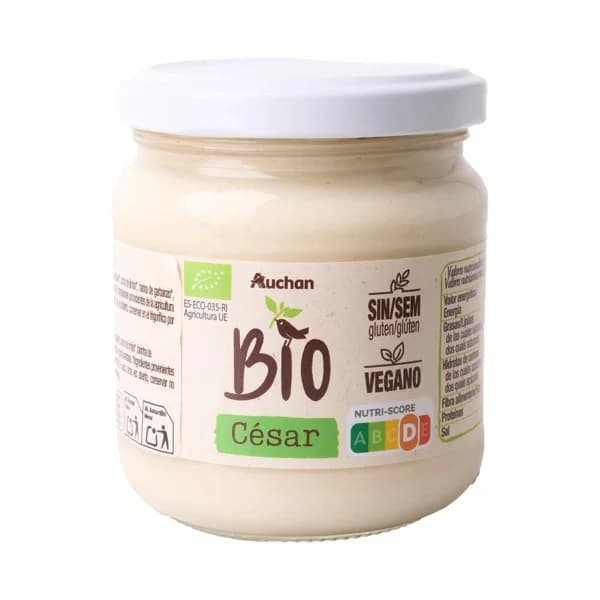 PRODUCTO ALCAMPO Bio Salsa César ecológica sin gluten, ni huevo ni lactosa 190 g. - 0.19 kg - Imagen del producto en Findit