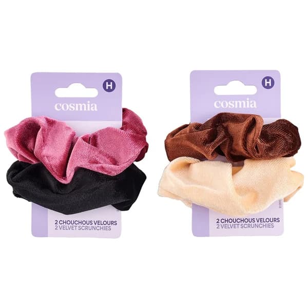 COSMIA Coleteros de terciopelo de diferentes colores 2 uds. - 1 ud - Imagen del producto en Findit