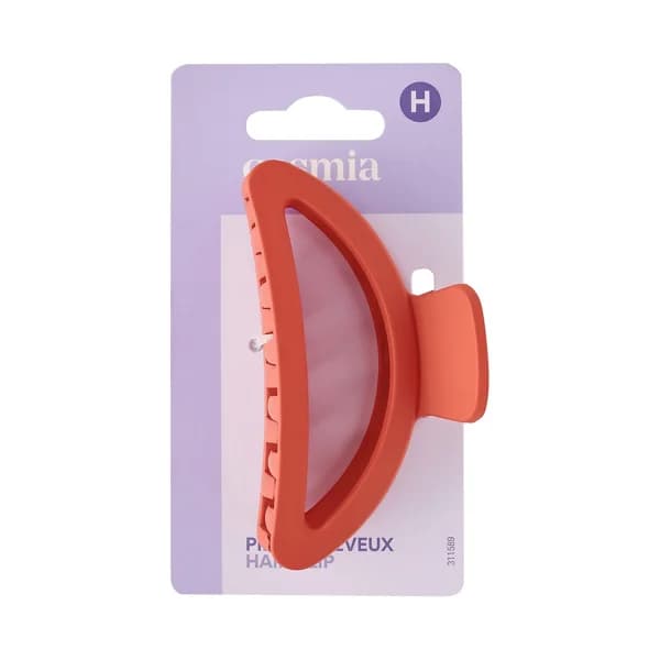COSMIA Pinza de pelo grande con forma de arco y color naranja. - 1 ud - Imagen del producto en Findit