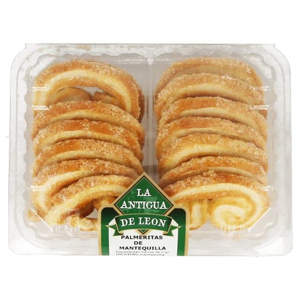 LA ANTIGUA DE LEÓN Palmera de mantequilla 175 gr - 0.18 kg - Imagen del producto en Findit