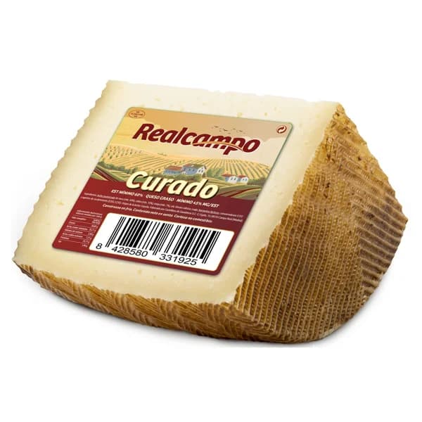 REALCAMPO Queso de mezcla curado cuña  400g - 0.4 kg - Imagen del producto en Findit