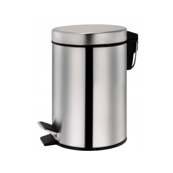ACTUEL Cubo de basura con pedal de acero inoxidable 12L - 1 ud - Imagen del producto en Findit