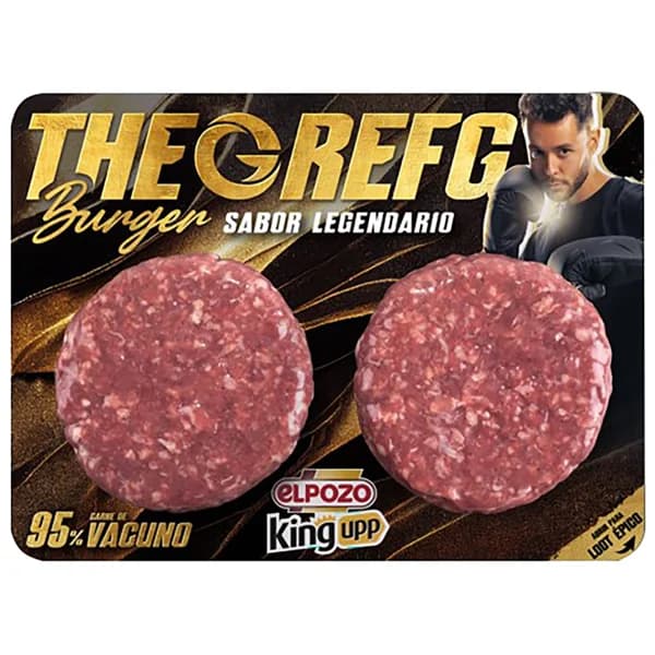 EL POZO King upp the grefg Burger meat de vacuno 2 x 120 g. - 0.24 kg - Imagen del producto en Findit