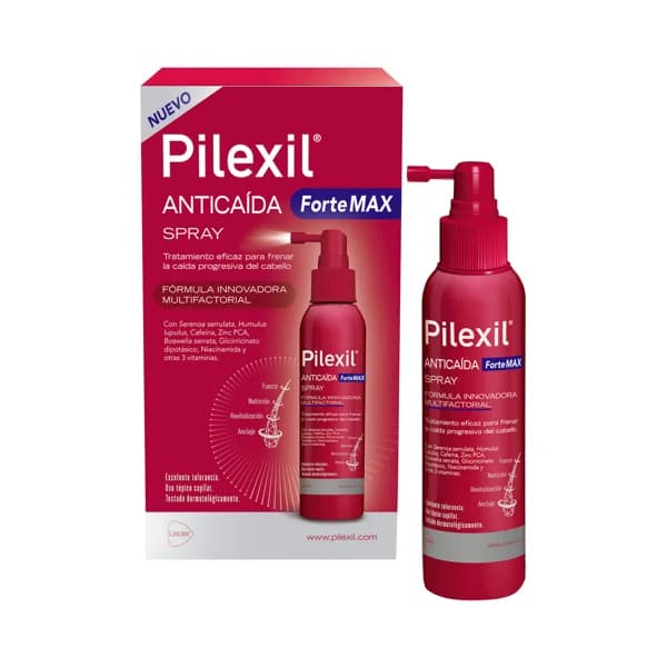 PILEXIL Forte max Spray tratamiento eficaz para frenar la caida progresiva del cabello 120 ml. - 0.12 l - Imagen del producto en Findit