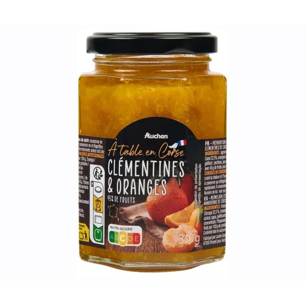 PRODUCTO ALCAMPO Mermelada clementina y naranja de Corcega 310 gr. - 0.31 kg - Imagen del producto en Findit