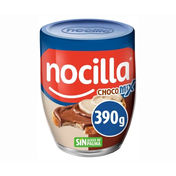 NOCILLA Crema de cacao 2 sabores 390 gr. - 0.39 kg - Imagen del producto en Findit