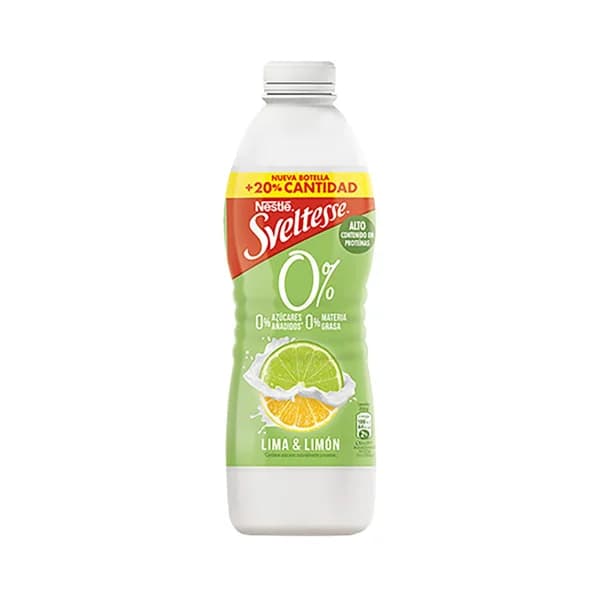 SVELTESSE Yogur líquido desnatado sabor lima y limón 900 ml. - 0.9 l - Imagen del producto en Findit