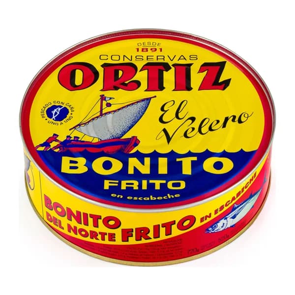 ORTIZ Bonito del norte frito en escabeche 520 g. - 0.52 kg - Imagen del producto en Findit