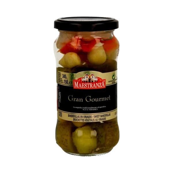 MAESTRANZA Banderillas dulces en vinagre MAESTRANZA Gran gourmet frasco de 150 g. - 0.15 kg - Imagen del producto en Findit