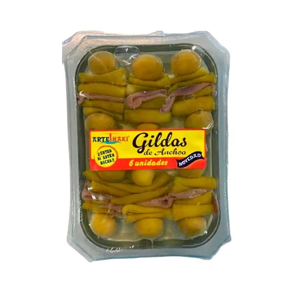 ARTEIÑAKI Gilda de anchoas 6unds 100gr - 0.18 kg - Imagen del producto en Findit