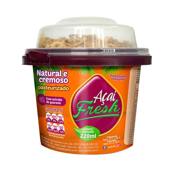 AÇAI FRESH Tarrina de acai 500ml - 0.22 l - Imagen del producto en Findit