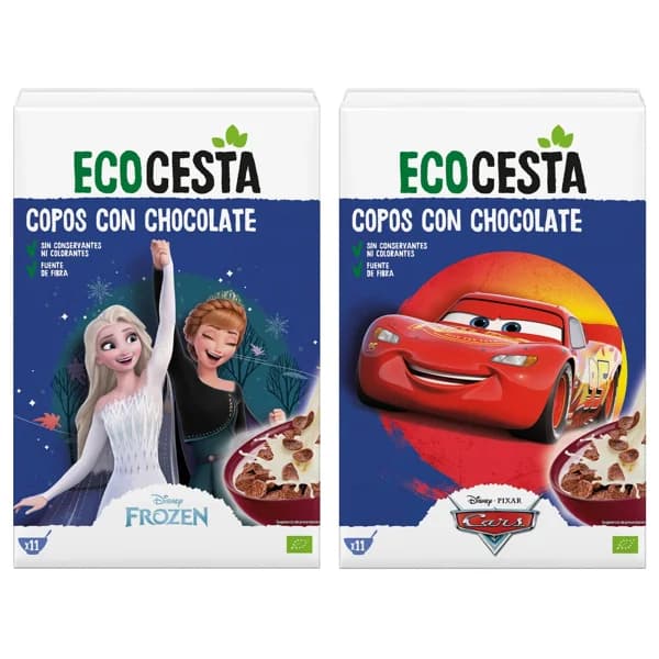 ECOCESTA Bio Copos de chocolate ecológicos 330 g. - 0.33 kg - Imagen del producto en Findit