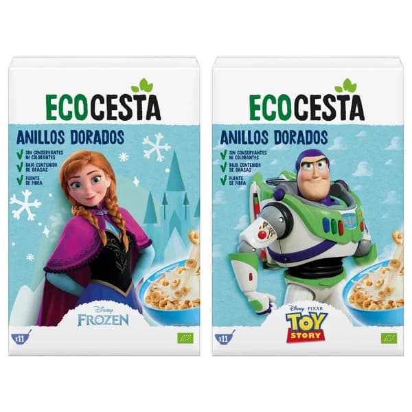 ECOCESTA Bio Cereales anillos dorados ecológicos 330 ml. - 0.33 kg - Imagen del producto en Findit