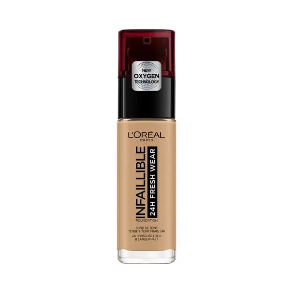 L'ORÉAL PARIS Infaillible Tono 260 Soleil Dore Base de maquillaje de larga duración (24 horas). - 1 ud - Imagen del producto en Findit