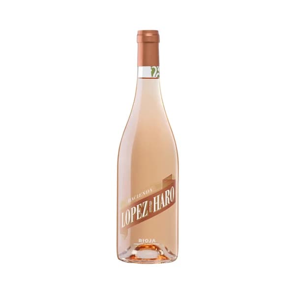 LOPEZ DE HARO  Vino rosado con D.O. Ca. Rioja LOPEZ DE HARO botella de 75 cl. - 1 ud - Imagen del producto en Findit