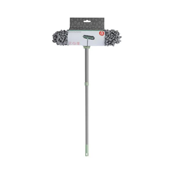 ACTUEL Limpiador de ventanas de microfibra con mango telescópico. - 1 ud - Imagen del producto en Findit