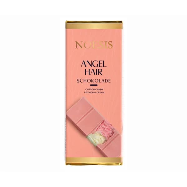 NOESIS Chocolate con leche, algodón de azúcar y pistacho Angel Hair 75 gr. - 0.08 kg - Imagen del producto en Findit