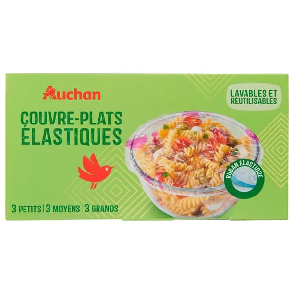 PRODUCTO ALCAMPO Tapas elásticas reutilizables 9 unds - 1 ud - Imagen del producto en Findit