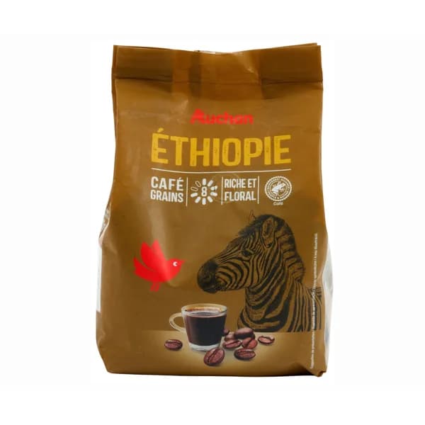 PRODUCTO ALCAMPO Café en grano origen etiopía 500 gr. - 0.5 kg - Imagen del producto en Findit