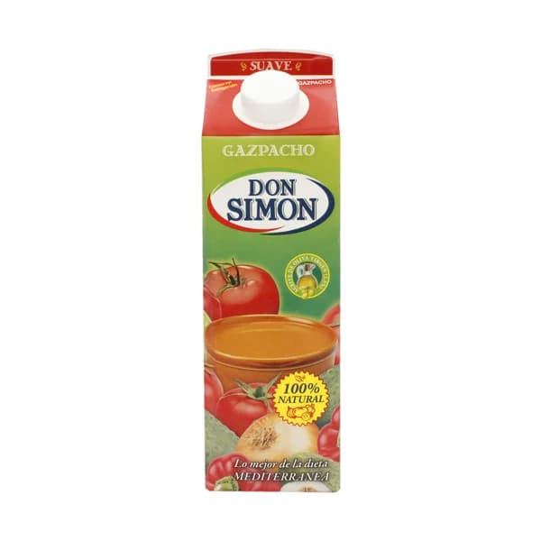 DON SIMON Gazpacho andaluz suave 1 l. - 1 l - Imagen del producto en Findit