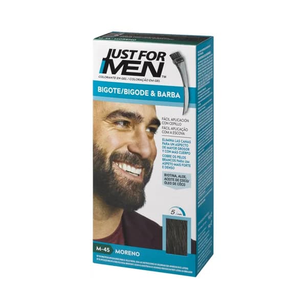JUST FOR MEN Colorante en gel para barba, bigote y patillas tono M-45 moreno JUST FOR MEN 15 ml. - 1 ud - Imagen del producto en Findit