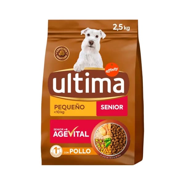 ULTIMA Alimento de perro seco mini senior 2.5kg - 2.5 kg - Imagen del producto en Findit