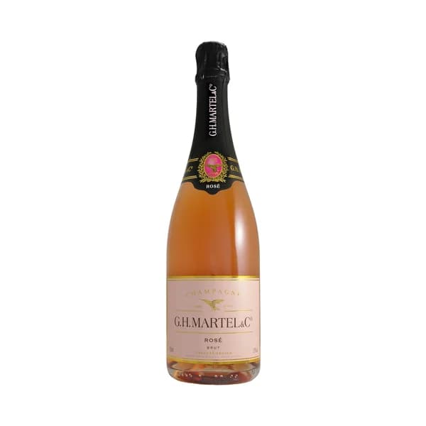 G.H. MARTEL & Cº Champagne brut rosé, elaborado en Francia botella de 75 cl. - 1 ud - Imagen del producto en Findit