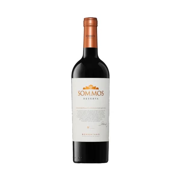SOMMOS Vino tinto reserva con D.O.P. Somontano botella 75 cl. - 1 ud - Imagen del producto en Findit