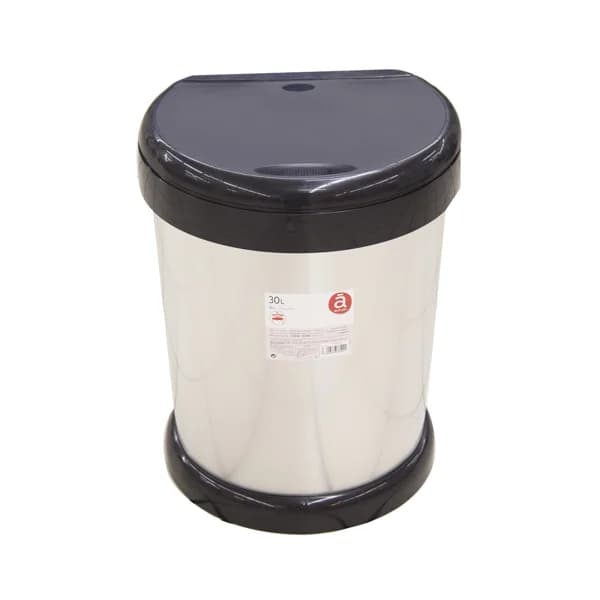 ACTUEL Cubo de basura Push Half metal ACTUEL 30 l. - 1 ud - Imagen del producto en Findit