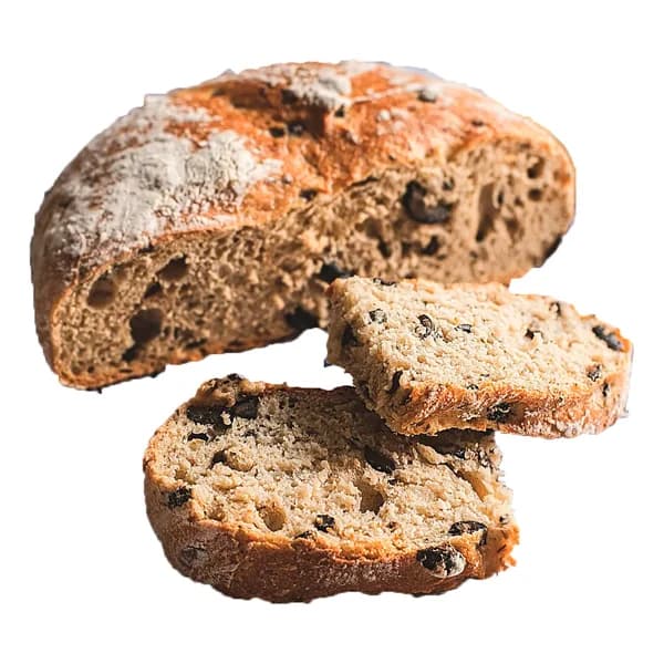 Hogaza con aceite y aceitunas negras 400 g. - 0.4 kg - Imagen del producto en Findit
