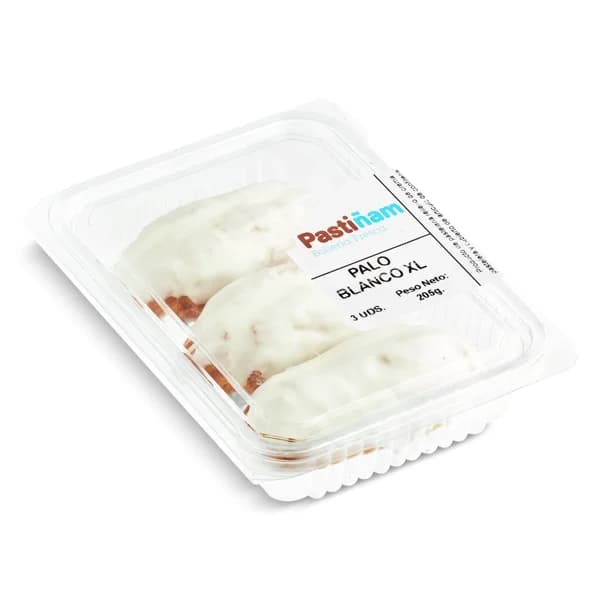 Palo de crema blanco XL Pastiñam bandeja 205 g - 0.2 ud - Imagen del producto en Findit
