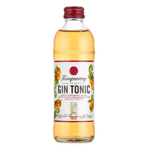 Preparado de ginebra & tónica flor de sevilla Tanqueray botella 27.5 cl - 0.28 l - Imagen del producto en Findit
