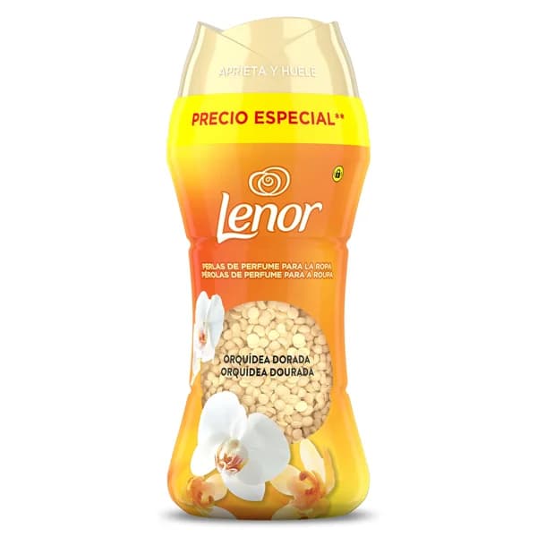 Perlas de perfume orquídea dorada Lenor botella 195 g - 0.21 kg - Imagen del producto en Findit