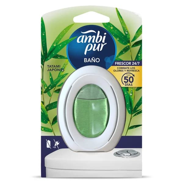 Ambientador baño aroma tatami japonés Ambipur caja 1 unidad - 1 ud - Imagen del producto en Findit