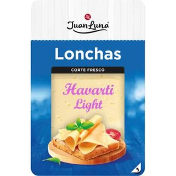 Queso Havarti Light Lonchas Corte Fresco - 0.1 kg - Imagen del producto en Findit
