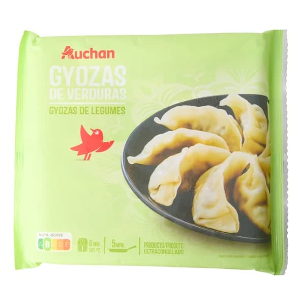 AUCHAN Gyozas de verduras 24 uds. 250 g Producto Alcampo. - 0.25 kg - Imagen del producto en Findit