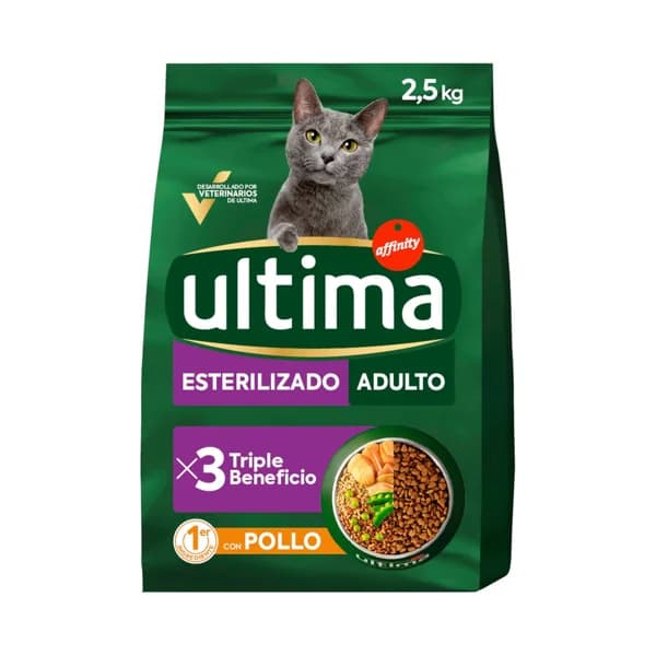 ULTIMA Alimento de gato adulto esterilizado 2,5kg - 2.5 kg - Imagen del producto en Findit