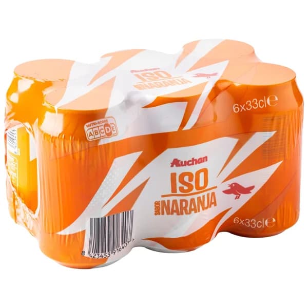 PRODUCTO ALCAMPO Bebida isotónica con sabor a naranja pack de 6 uds x 33 cl. - 1.98 l - Imagen del producto en Findit