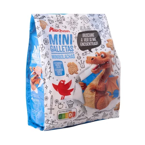 PRODUCTO ALCAMPO Mini galletas a cucharadas 500 gr. - 0.5 kg - Imagen del producto en Findit