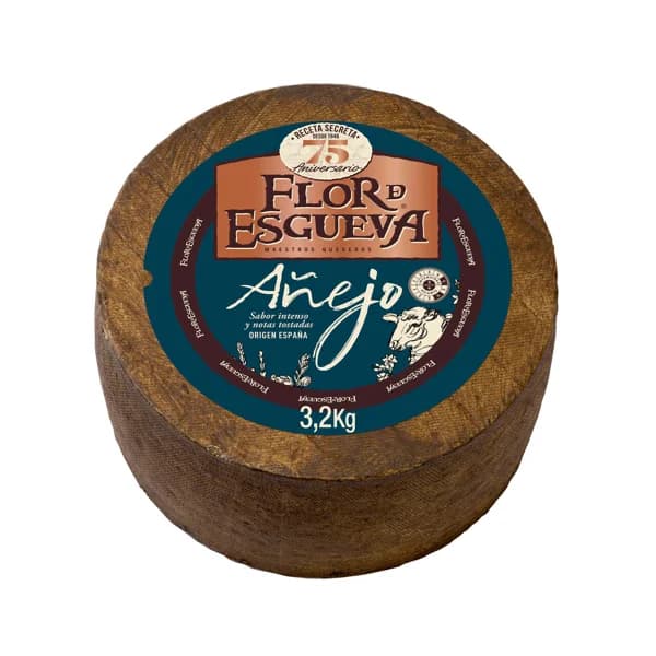 Queso de oveja añejo de leche cruda FLOR DE ESGUEVA  - Trozo - 1 ud - Imagen del producto en Findit
