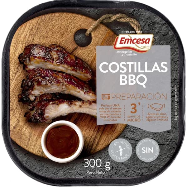 Costillas de Cerdo Bbq - 0.3 kg - Imagen del producto en Findit